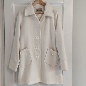 Long cream jacket